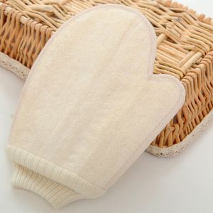 Loofah Sponge Bath Gloves Scrub för att exfoliera badrumsskrubbar handskar Magic Peeling för att tvätta bort trötthet Body Spa WH0098