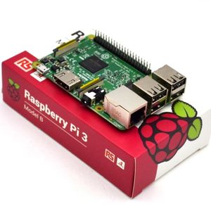Pi Framboesa Bordo B venda por atacado-Original Raspberry Pi Modelo B Board GB LPDDR2 Componentes Eletrônicos BCM2837 BCM28337B0 Quad core com WiFi Bluetooth bit