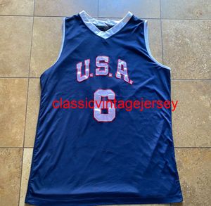 Camisa de basquete Lebron James Dream Team bordado personalizado qualquer número de nome XS-5XL 6XL