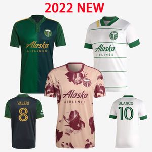 2022 Mens Portland Timbers Soccer Jerseys Home Away Green White MLS Blanco Chara Valentin Valeri Niezgoda Men Shirts S xl
