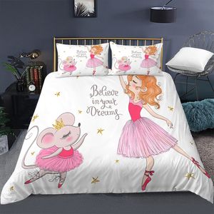 Conjunto de cama dos desenhos animados para bebê crianças crianças berço de edredão conjunto de cobertura de pillowcase edredones nios meninas princesa cobertor cobertor cobertura C0223