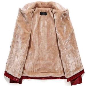 Faux Leather Jacket Women Black Plus Size Clothing Winter Coat Lapel Red Thick Warmth Coats LR670 210531