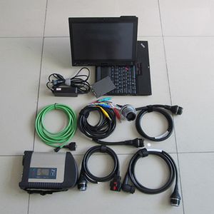 Para MB Star C4 Multiplexador com mais recente laptop SSD X200T para Laptop para Caminhão de caminhão de carro