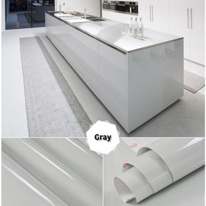 Glossy Self Adhesive Wallpaper 2D PVC Sticker Waterproof Oilproof Wall Paper Stickers DIY Home Decor Bedroom Bathroom Kitchen V1