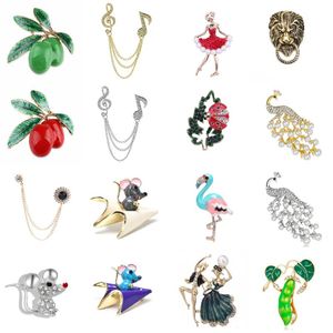 Anstecknadeln, Broschen, Kristallglänzende Brosche, Oliven, Mäuseerbsen, Strasssteine, Ballerina, tanzendes Mädchen, Anstecknadel, Schmuck, Dekoration, Broschen, Mode