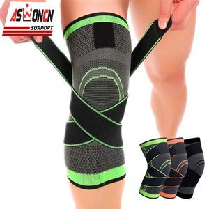 Män Kvinnor Sport Knees Pad Support Compression Sleeves Gemensamma Smärta Arthritis Relief Running Fitness Elastiska Wrap Brace Knee Pads