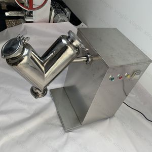 Máquina pequena máquina inoxidável V modelo cosmético alimento Spice Protein Cacau Leite Detergente Pó Seco Blender VH2 V-Tipo Mixer Laboratório V2 Misturando Equipamento