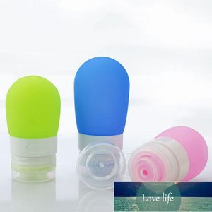 Forma di lampadina creativa Tubo vuoto riutilizzabile in silicone Spremuto Contenitore cosmetico Bottiglia di crema Tappo a scatto Dispenser portatile da viaggio Bottl Esperto di prezzi di fabbrica