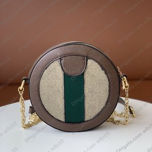 Modny top projektant kobiet torba wieczorowa torebki Crossbody torebki GB114 18.5cm małe okrągłe łańcuszki Messenger torby na ramię z uchwytem Cross Body tote torebka damska torebka