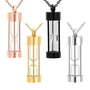 Cremation Jewelry cylinder pendant funnel DIY necklace ashes urn souvenir jewelry to commemorate family or pets