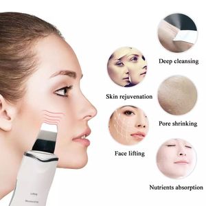 Beauty Star Ultrasonic Skin Scrubber Face Cleaner Pulizia profonda del viso Peeling dei pori Rimozione dei punti neri