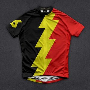 Twin Sześć Mężczyzna Pro Koszulki z krótkim rękawem Wysokiej Quailty Small Mesh Tkanina Oddychająca Szybkie Dry Cycling Topy Cycliste Shirts Ciclismo H1020