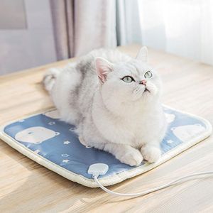Kennels Pens Intelligente Timing Cat Verwarming Pad Winter Warmer Dieren Waterdichte Verwarming Deken Gear cm Diameter HOND HOND VERWARMDE MAT