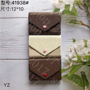 YQ Ny läder/PU -plånbok för kvinnor Multicolor Designer Kort plånbokskorthållare Kvinnor Purse Classic Dragkedja Ficka