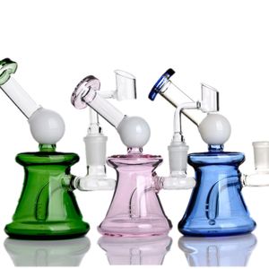 Hookah set mini tubulações de vidro bong Óleo Dab Rigs Burner 14mm joint banger 15cm de altura