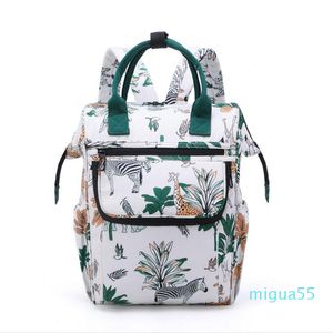 Bolsas de fraldas de fralas múmia de múmia mochilas de grande capacidade de moda de moda trouxa de viagem carrinho de criança saco de enfermagem para cuidados com o bebê