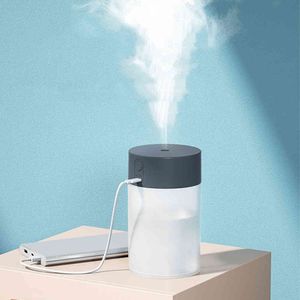 USB-luftfuktare med färgstark LED-nattljus 260ml Ultraljuds kallt dimma Maker Fogger Aromaterapi diffusor Humidificador