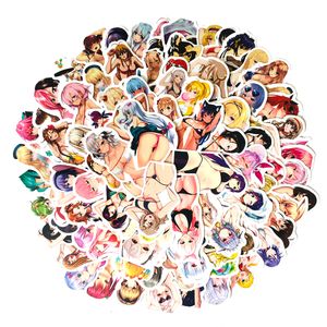 100 stks partij Sexy Anime Girls Stickers Waterdichte Sticker Voor Laptop Skateboard Notebook Bagage Waterfles Auto Decals Kid Speelgoed Geschenken