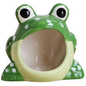 Wholesale nest craft for sale - Group buy Jewelry Pouches Bags Ceramic Cartoon Crafts Ornaments Storage Cute Frog Small Animal Pet Nest