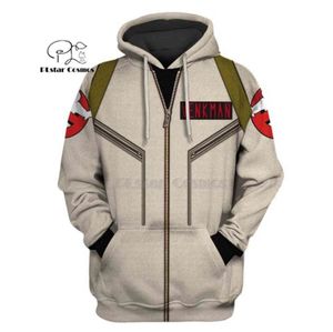 PLstar Cosmos Ghostbusters Venkman Held Bekleidung 3D Hoodies/Sweatshirt Winter Herbst lustig Harajuku Langarm Streetwear 211106