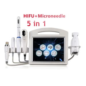 5 w 1 4D HIFU Urody Instrument skupiony ultradźwiękowy radar pochwy Max Liposonic Miclonedles RF bardziej skuteczne traktowanie różnych głębokości tkanki docelowej