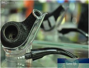 Wholesale-Antique Hookah Vintage Durable Stone Style Cigarette Smoking Tobacco Pipe Black Factory price expert design Quality Latest Style Original Status