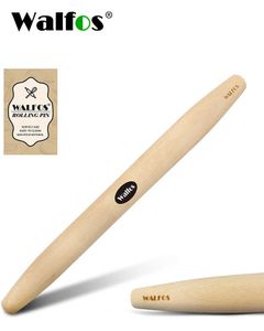 WALFOS 50CM Rullo per pasta con mattarello francese per cuocere impasti per pizza Noodles Torta e biscotti Mattarello in legno di faggio Strumenti per la cottura 211008