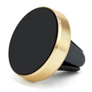 Portable Round Magnetic Phone Holder Car Vent Stand Magnet Cellphone Bracket for Smartphones