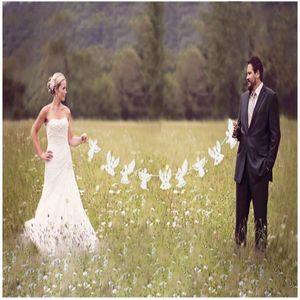 Party Decoration Festival Supplies M Angel Paper Garland Wedding Christmas Year s Day Holiday Banners Hanging Flag Z