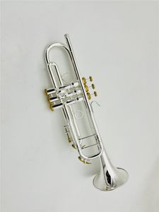 Högkvalitativ YTR-8335GS BB Trumpet Siver Plated Professional Brass Instrument med tillbehör