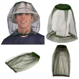 Camouflage Fishing Hat Bee keeping Insects Mosquito Net Prevention Cap Mesh Cap Outdoor Sunshade Lone Neck Had Covere