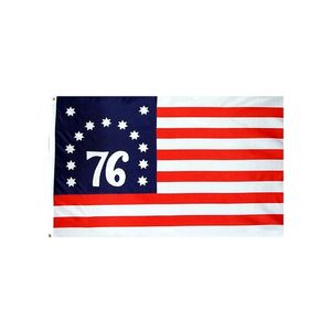 Bennington Historical American Revolution Flag 3x5ft Double Stitching 100D Polyester Hög kvalitet Festival Present Inomhus Utomhus Tryckt
