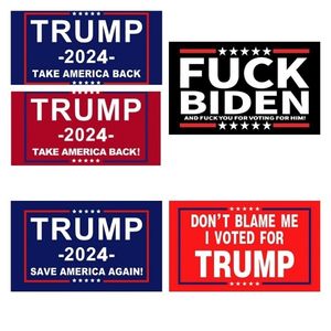 Trump Flag 2024 Wybory Banner Donald Take America Back Oszczędzaj Ameryki ponownie Ivanka Biden Flagi 150 * 90 cm 7 Style drogą morską T2I52222 \ t