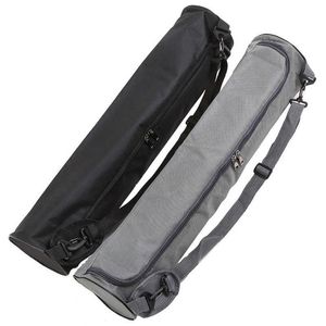 Kanfas Vattentät Yoga Pad Bag Solid Färg Yoga Mat Storage Bag Backpack Lättvikt och bärbar Whshopping Q0705