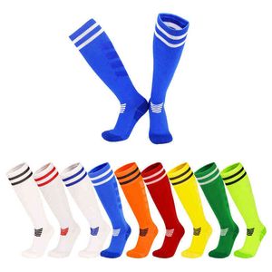 Anti-Slip knee high soccer socks for Sports - 3 Pairs for Soccer, Cycling, Basketball, Trail Running - Women's and Men's Sizes Available (Y1209)