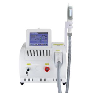 Máquina de remoção de cabelo de diodo a laser permanente profissional IPL 530nm 590nm 640nm Q Interruptor Cuidado da pele Terapia com terapia de salão de beleza Equipamento de beleza