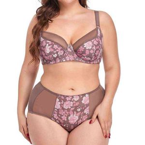 NXY SEXY Set Beauwear Brasil Frete Grátis Lingerie Feminina Cueca Set Grande Tamanho Calcinha 46 48 50 52 54 56 Ultra Fino Plus Série SUB SET D 1128