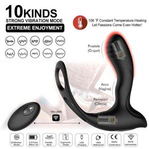 NXY Cockrings Anal sex toys Men Vibrator Circle Butt Plug Prostate Massager Wireless Remote Control SM Fetish Stimulation G-spot Stimulator Adults 1123 1124