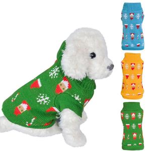 Wholesale cute dog cloths for sale - Group buy Dog Apparel Pet Clothes Christmas Costume Cute Cartoon For Small Cloth Snowflake Winter Warm Clothing Dress Up Xmas Coat