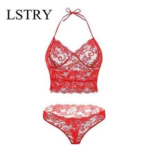 NXY Sexy Lingerie Lace Sutiã Set Unlined Lette Bikini ver através de Triângulo Lstry Sem Fio SSiere Terno Moda íntima Underwear Set1217