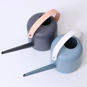 Watering Equipments Long Spout Can Reusable Plastic Mini Pot Kettle For House Bonsai Plants Garden Flower 1.7/1.1L LORS889