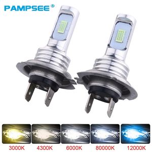 2Pcs H11 LED H4 H7 H1 H8 H9 H16 H3 HB4 HB3 9005 9006 LED Headlight Bulb 3000K Yellow 6000K white 6500K 12000K Ice Blue CSP Auto Fog Lamp Car Light 12V