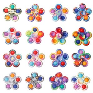 Push Bubble Reliever Toy Finger Spinner Zappet Toys Watermark Fingertip Sensory Venting Autism braucht Angst Dekompression