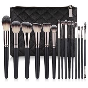 Ganze 15 Teile/paket Make-Up Pinsel Werkzeug Set Kosmetik Pinsel Lidschatten Foundation Blush Blending Schönheit Make-Up-Tools