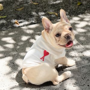 シンプルなベストペットTシャツ通気性薄いペットスウェットドッグアパレル夏ブルドッグテディ犬ベスト服