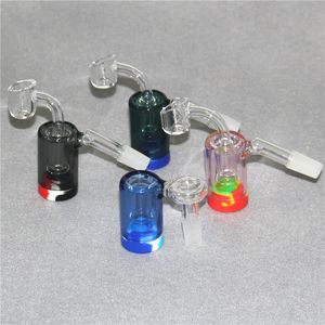 Glas Reclaim Catcher Adapter 14mm Man Kvinna 45 90 Rökning Tillbehör med Reclaimer Dome Nail Ash Catchers Adaptrar för vatten Bongs DAB Rigs