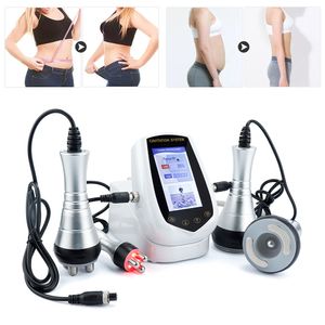 4 i 1 RF Ultraljuds Kavitation Slimming Machine 40K vakuum bipolär Ta bort celluliter Fettbrännare Massager Kroppsformningsutrustning