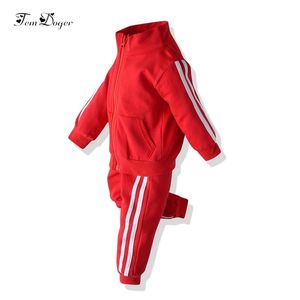 Tem Doger Baby Jungen Mädchen Kleidung Sets Neugeborenen Baby Jungen Kleidung Reißverschluss Jacke + Hosen 2PCS Bebes Mädchen Outfits Sets 210309