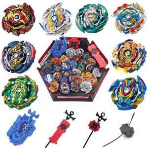 2019 New Tops Beyblades Arena Launchers Leksaker Toupie B-131 Explosion Metal Avec Lanceur God Spin Top Toy X0528