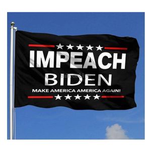 2024 Anti Biden Flags Outdoor Trump Banners 3 'x 5'ft 100d Polyester 90*150 cm Livlig färg med två mässingsgrommets